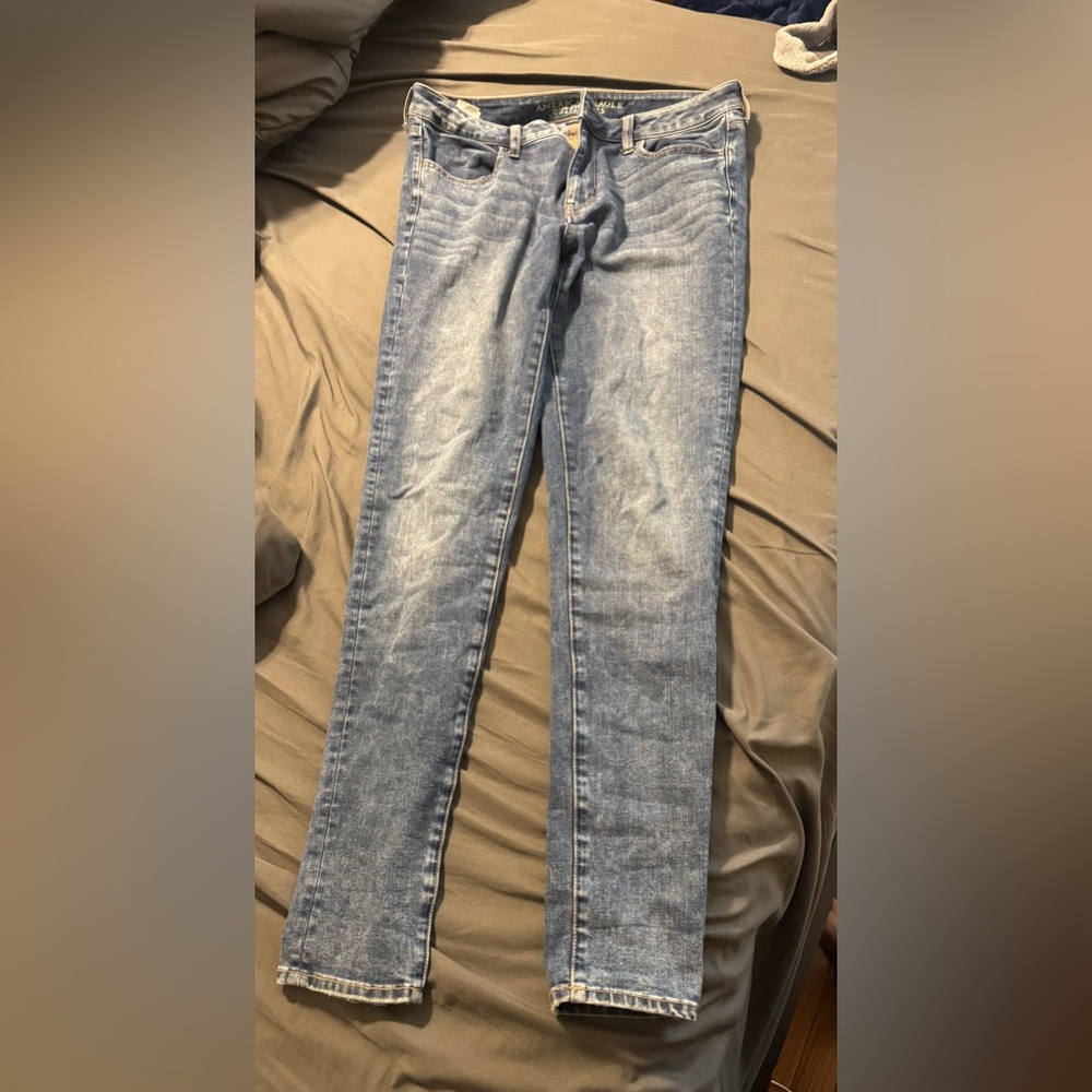 American Eagle Outfitters  Blue Skinny Jeans